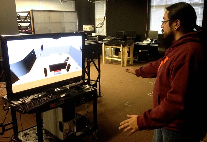 3D interaction with Microsoft Kinect