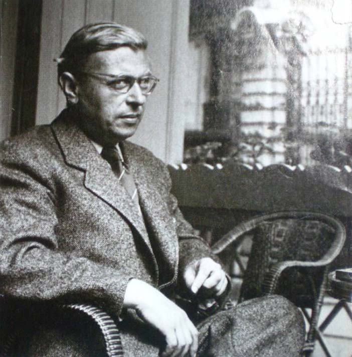 Jean-Paul Sartre in 1950
