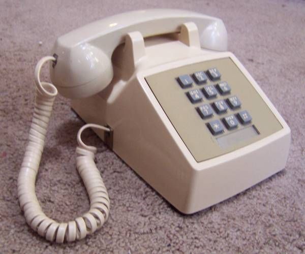 The hugely popular Western Electric Model 2500 (12 button Touch-Tone) telephone, manufactured in 1980.